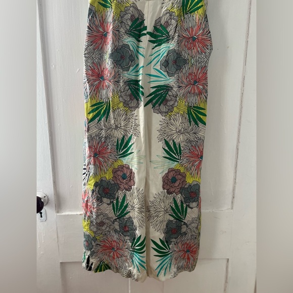 Corey Lynn Calter Anthropologie Women’s Floral Print Wide Leg Jumpsuit Size 2 - Picture 5 of 8